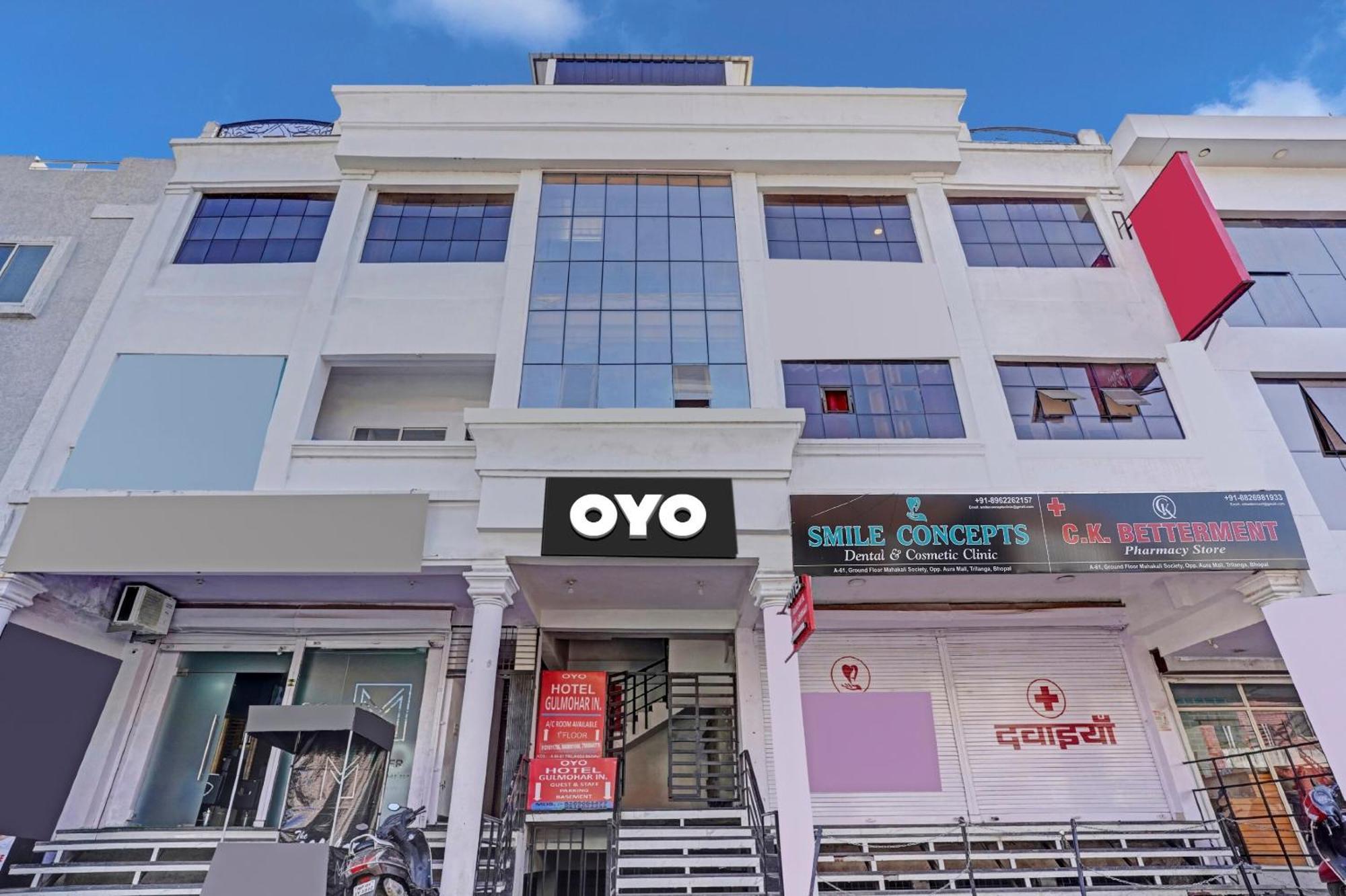 Hotel O Flagship Hotel Gulmohar Inn Bhopal Exterior foto
